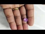 Load and play video in Gallery viewer, 4.88/CT Natural Purple Sapphire with Govt. Lab Certificate-68647
