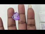 Load and play video in Gallery viewer, 14.65/CT Natural Amethyst Gemstone with Govt. Lab Certificate
