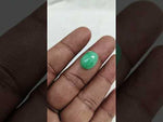 Load and play video in Gallery viewer, 6.5/CT Natural Panna Stone with Govt. Lab Certificate-12313D49938