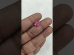 Load and play video in Gallery viewer, 4.94/CT Natural Ruby Stone with Govt. Lab Certificate-16016S205953