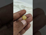Load and play video in Gallery viewer, 9.33/CT Natural Yellow Sapphire With Govt Lab Certificate-11006D44478