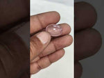 Load and play video in Gallery viewer, 8.10/CT Healing Rose Quartz Stone with Govt. Lab Certificate-RQTZ5020
