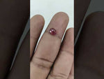 Load and play video in Gallery viewer, 0.67/CT Natural Ruby Stone with Govt. Lab Certificate-15808S204894