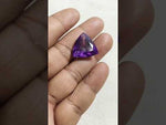 Load and play video in Gallery viewer, 16.30/CT Natural Amethyst Gemstone with Govt. Lab Certificate-AMET515152