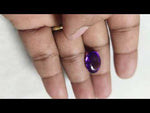 Load and play video in Gallery viewer, 10.45/CT Natural Amethyst Gemstone with Govt. Lab Certificate