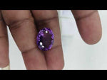 Load and play video in Gallery viewer, 11.95/CT Natural Amethyst Gemstone with Govt. Lab Certificate