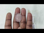 Load and play video in Gallery viewer, 30.00/CT Healing Rose Quartz Stone with Govt. Lab Certificate-484848