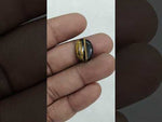 Load and play video in Gallery viewer, 6.5/CT Tiger Eye with Govt. Lab Certificate-TGR00025