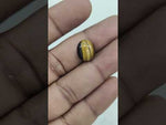 Load and play video in Gallery viewer, 4.8/CT Tiger Eye with Govt. Lab Certificate-TGR00054