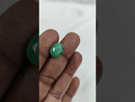 Load and play video in Gallery viewer, 4.91/CT Natural Panna Stone with Govt. Lab Certificate-12377D50214