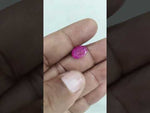 Load and play video in Gallery viewer, 3.8/CT Natural Ruby Stone with Govt. Lab Certificate-16489S207696