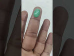 Load and play video in Gallery viewer, 5.76/CT Natural Panna Stone with Govt. Lab Certificate-11925D48107