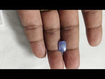 Load and play video in Gallery viewer, 3.76/CT Natural Blue Sapphire with Govt Lab Certificate-10697D43142