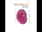 Load and play video in Gallery viewer, 4.77/CT Natural Ruby Stone with Govt. Lab Certificate-16839S209426