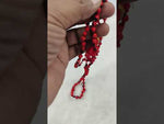 Load and play video in Gallery viewer, GUNJA MALA/RED GUNJA MALA/CHIRMI MALA/LAL RATTI MALA - KG01