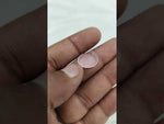 Load and play video in Gallery viewer, 7.15/CT Healing Rose Quartz Stone with Govt. Lab Certificate-RQTZ5024
