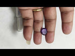 Load and play video in Gallery viewer, 8.45/CT Natural Amethyst Gemstone with Govt. Lab Certificate