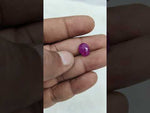 Load and play video in Gallery viewer, 4.88/CT Natural Ruby Stone with Govt. Lab Certificate-16016S205958