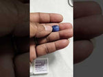 Load and play video in Gallery viewer, 9.40/CT Natural Blue Sapphire with Govt Lab Certificate (4551)