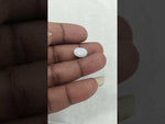 Load and play video in Gallery viewer, 4.30 Carat White Moon Stone with Govt. Lab Certificate (450)