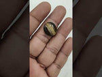 Load and play video in Gallery viewer, 13.7/CT Tiger Eye with Govt. Lab Certificate-TGR00003