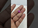 Load and play video in Gallery viewer, 4.97/CT Natural Ruby Stone with Govt. Lab Certificate-15897S205557