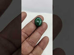 Load and play video in Gallery viewer, 16.60/CT Natural Malachite Gemstone of Premium Quality-MALA102154