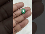 Load and play video in Gallery viewer, 4.85/CT Natural Panna Stone with Govt. Lab Certificate-11388D46128