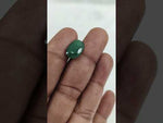 Load and play video in Gallery viewer, 5.8/CT Natural Panna Stone with Govt. Lab Certificate-12377D50213