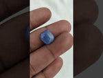 Load and play video in Gallery viewer, 7.56/CT Natural Blue Sapphire with Govt Lab Certificate-12214D49578