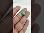 Load and play video in Gallery viewer, 5.81/CT Natural Panna Stone with Govt. Lab Certificate-12313D49937