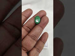 Load and play video in Gallery viewer, 5.44/CT Natural Panna Stone with Govt. Lab Certificate-12313D49934
