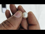 Load and play video in Gallery viewer, 9.02/CT Natural South Sea Pearl With Lab Certificate (1550)
