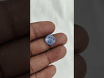 Load and play video in Gallery viewer, 6.77/CT Natural Blue Sapphire with Govt Lab Certificate-12214D49579