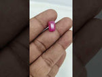 Load and play video in Gallery viewer, 4.75/CT Natural Ruby Stone with Govt. Lab Certificate-16140S206368