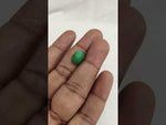 Load and play video in Gallery viewer, 5.79/CT Natural Panna Stone with Govt. Lab Certificate-12313D49944