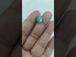 Load and play video in Gallery viewer, 5.83/CT Natural Panna Stone with Govt. Lab Certificate-11925D48086
