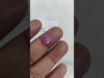 Load and play video in Gallery viewer, 3.78/CT Natural Ruby Stone with Govt. Lab Certificate-16489S207695