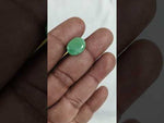 Load and play video in Gallery viewer, 6.46/CT Natural Panna Stone with Govt. Lab Certificate-12500D51210