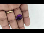 Load and play video in Gallery viewer, 13.50/CT Natural Amethyst Gemstone with Govt. Lab Certificate