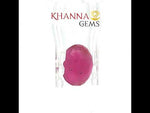 Load and play video in Gallery viewer, 4.59/CT Natural Ruby Stone with Govt. Lab Certificate-16839S209423