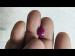 Load and play video in Gallery viewer, 3.14/CT Natural Ruby Stone with Govt. Lab Certificate-11090D44745