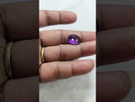 Load and play video in Gallery viewer, 8.55 Ratti Natural Amethyst with Govt. Lab Certificate