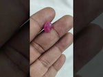 Load and play video in Gallery viewer, 3.67/CT Natural Ruby Stone with Govt. Lab Certificate-16489S207697