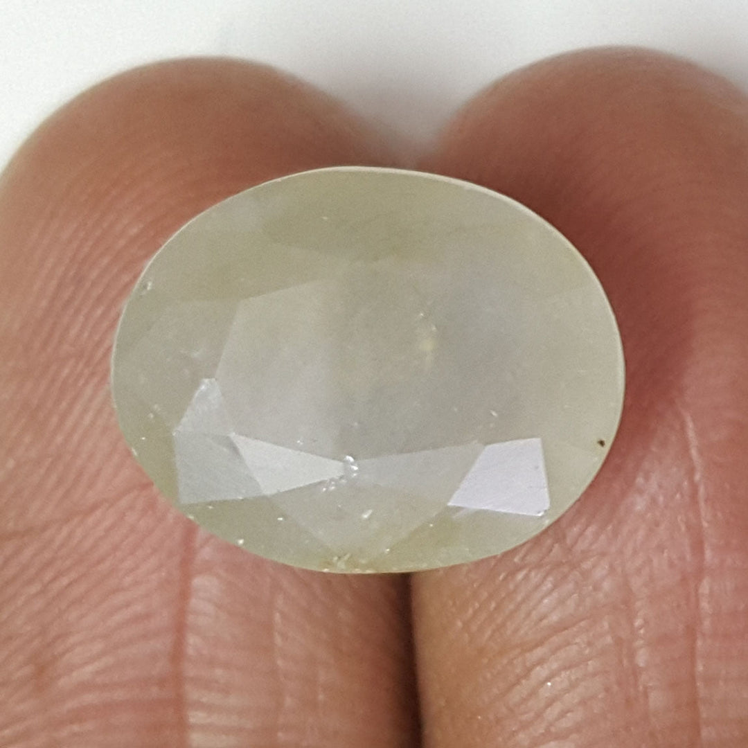 9.86 Ratti Natural Yellow Sapphire with Govt Lab Certificate-(2331)