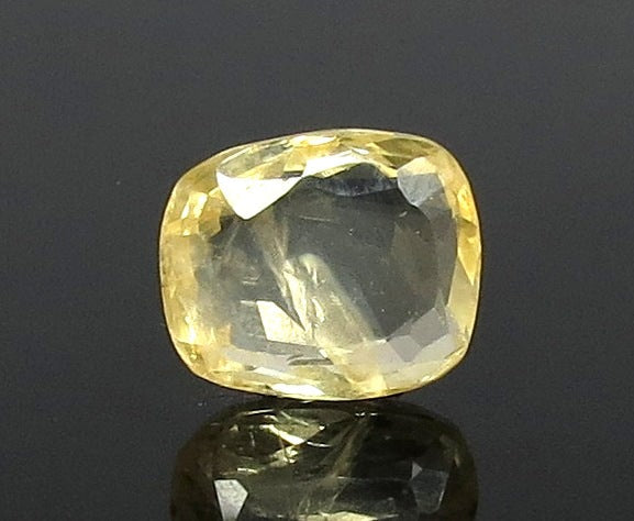 5.41/CT Natural Ceylonese Pukhraj with Govt Lab Certificate-YELSA9V