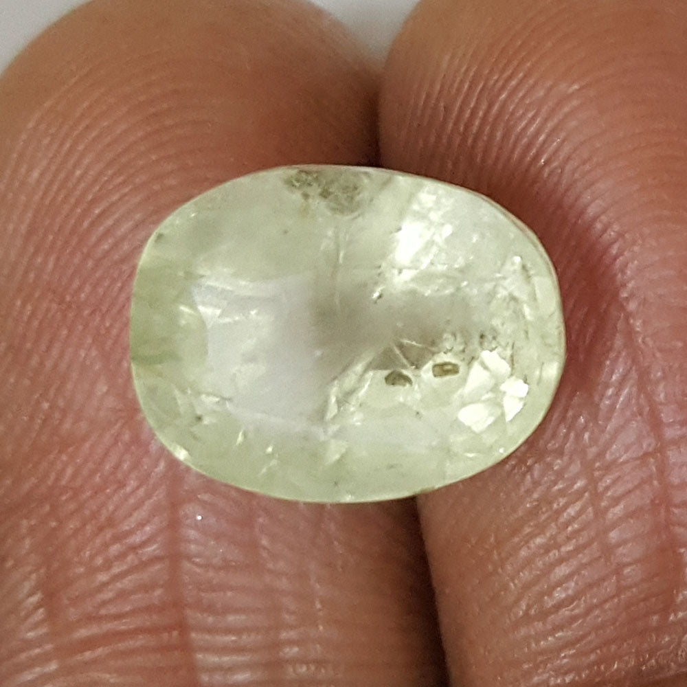 9.71 Ratti Natural Yellow Sapphire with Govt Lab Certificate-(6771)