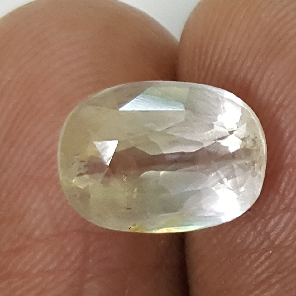 4.73/CT Natural Yellow Sapphire with Govt Lab Certificate-45510