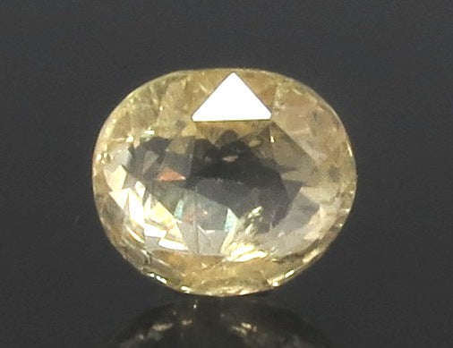 4.23/CT Natural Yellow Sapphire with Govt Lab Certificate (16650)