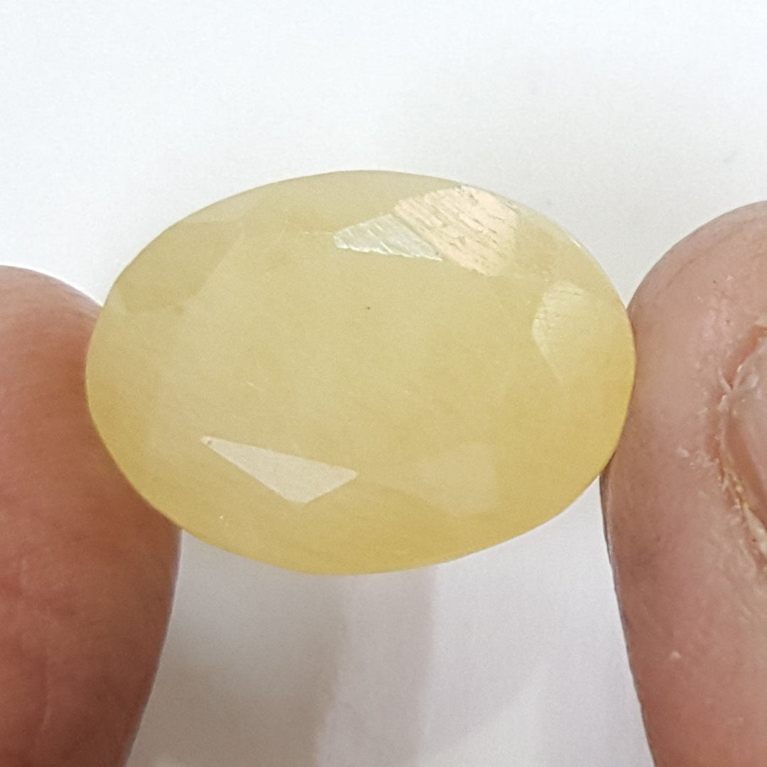 17.46 Ratti Natural Yellow Sapphire with Govt Lab Certificate-(1221)